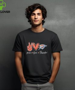 Official peace Love Oklahoma City Thunder Basketball Shirt