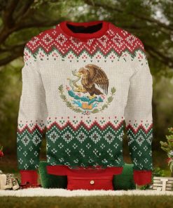 Mexico Coat Of Arms Ugly Christmas Sweater Xmas Gift Men And Women Christmas Sweater