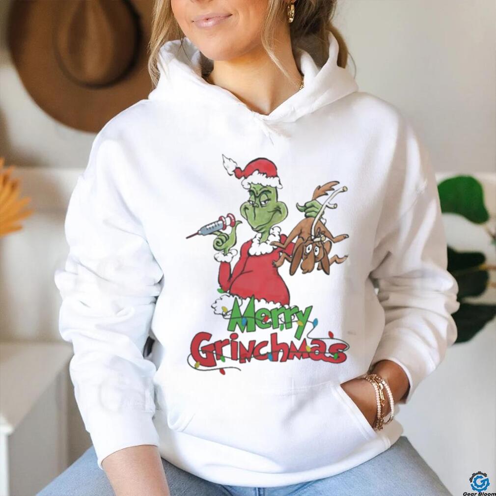 Santa Grinch Merry Grinchmas Nurse Light Shirt Santa Grinch Merry Grinchmas Nurse Light Shirt