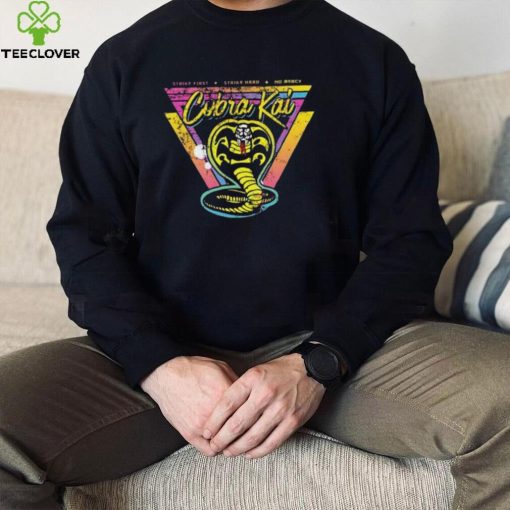 Vintage Retro Cobra Kai T hoodie, sweater, longsleeve, shirt v-neck, t-shirt Cobra Kai 80S Triangle