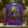 NFL New York Rangers Groot Hug Christmas Ugly Sweater