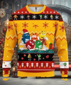 Mm Chocolate Yellow Ugly Sweater Christmas Party