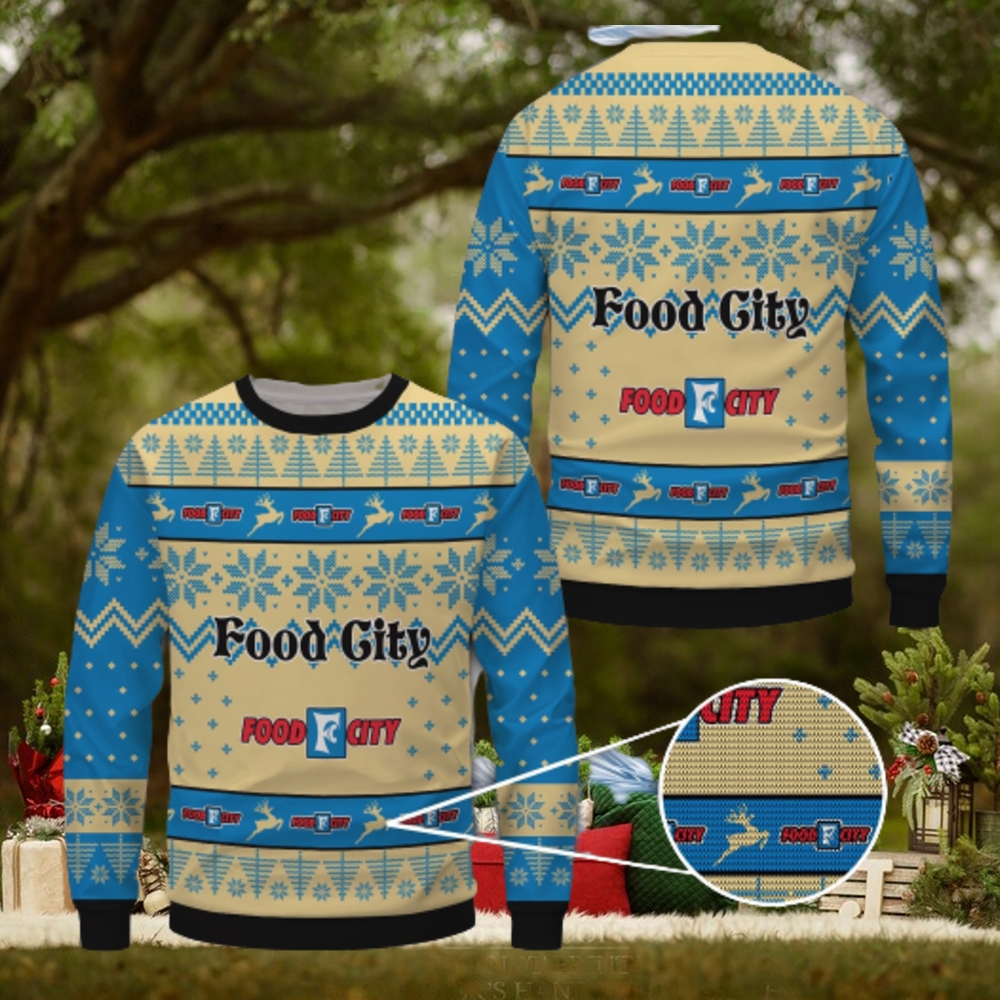 Food City Merry Christmas Ugly Sweater Food City Merry Christmas Ugly Sweater