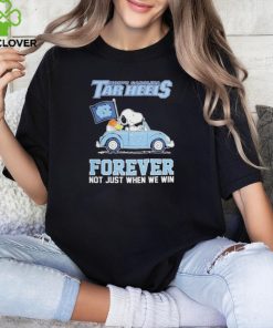 Official North Carolina Tar Heels Snoopy Forever Fan T Shirt
