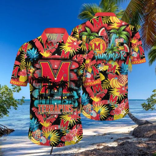 Maryland Terrapins NCAA Hawaiian Shirt Sunbathetime Aloha Shirt