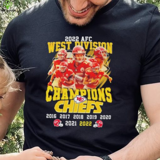 AFC West Division Champions Kansas City Chiefs 2016 2022 Shirt