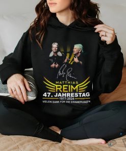 Matthias Reim 47. Jahrestag 1977 2024 Vielen Dank Fur Die Erinnerungen T Shirt