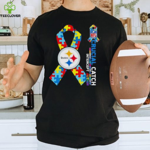 NFL Pittsburgh Steelers Crucial Catch Intercept Autism Shirt