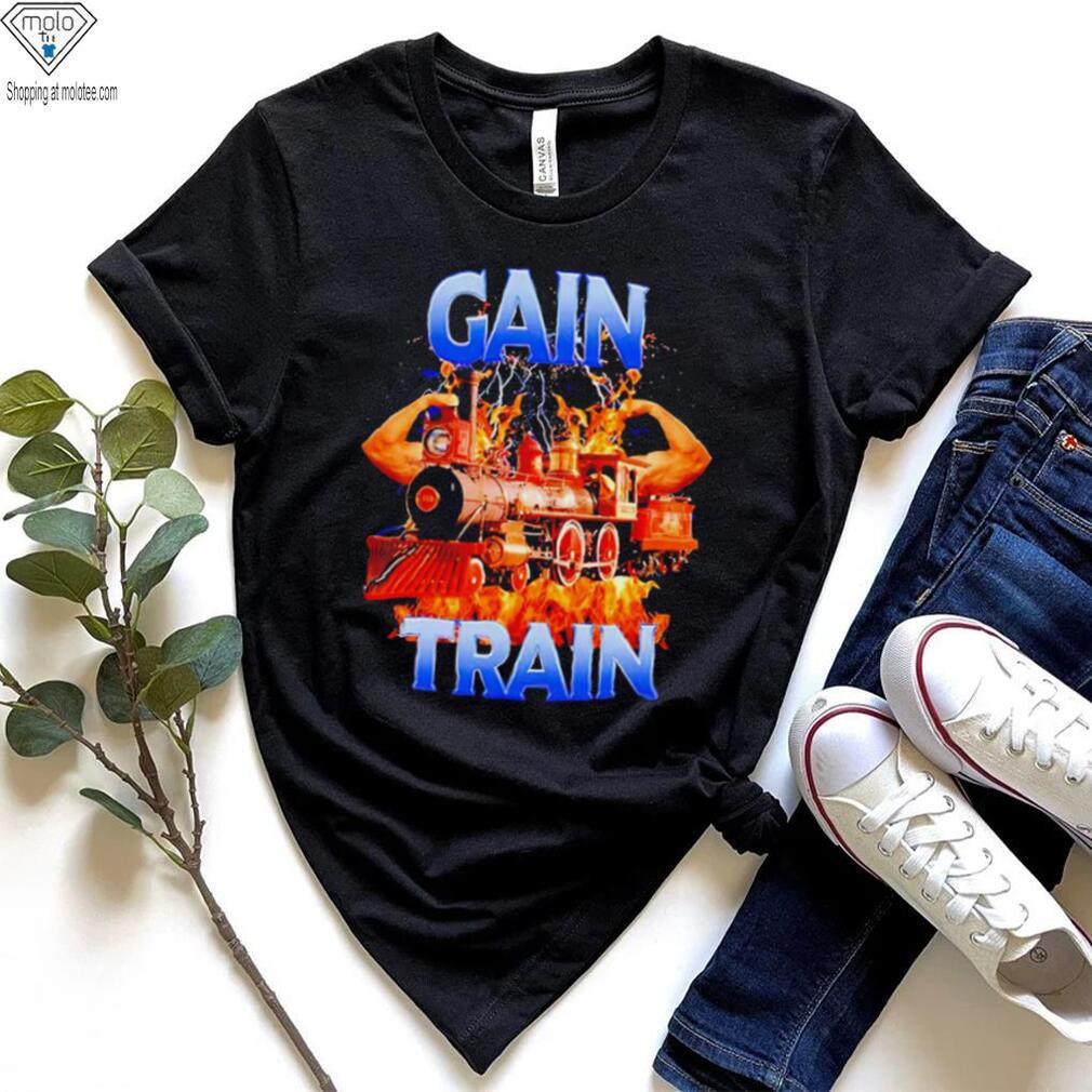 Gain train retro shirt Gain train retro shirt