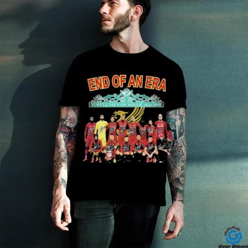 Liverpool End Of An Era You’ll Never Walk Alone Signatures Shirt