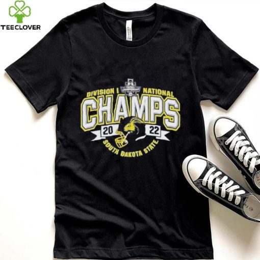 South Dakota State Jackrabbits 2023 FCS National Champions Flat Four T Shirt