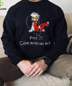 face it crazy people are hot hoodie, sweater, longsleeve, shirt v-neck, t-shirt