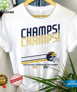 Michigan Football B1G Champs Champs Champs Shirt