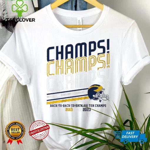 Michigan Football B1G Champs Champs Champs Shirt