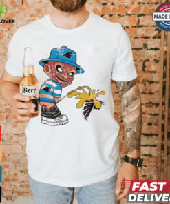 fficial Freddy Krueger Carolina Panthers Piss On Atlanta Falcons Halloween 2024 NFL Shirt