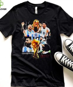 Messi World Cup Qatar 2022 Argentina Champions T Shirt