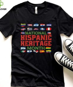 Spanish Speaking Countries Flag Hispanic Heritage Month New Design T Shirt2