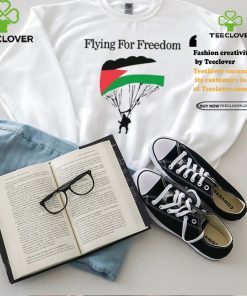 flying for freedom palestine t shirt