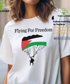 flying for freedom palestine t shirt