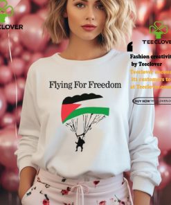 flying for freedom palestine t shirt