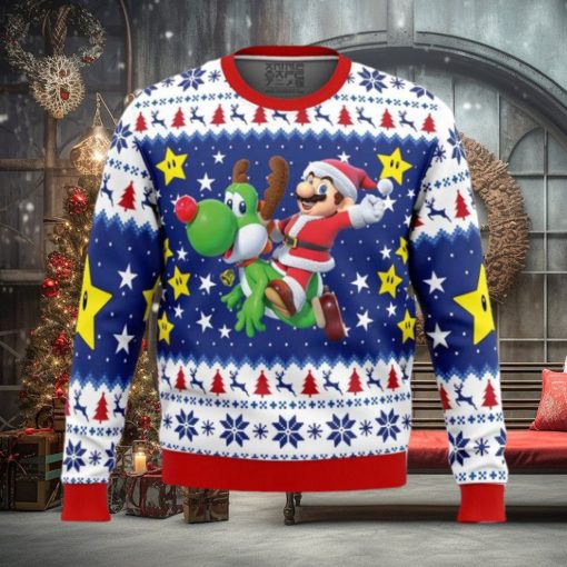 Christmas Odyssey Super Mario Bros. Ugly Christmas Sweater