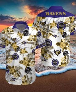 Baltimore Ravens NFL Beach Hawaiian Shirt Men And Women For Fans Gift