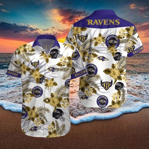 Baltimore Ravens NFL Beach Hawaiian Shirt Men And Women For Fans Gift