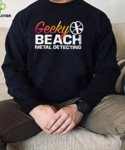 Geeky Beach metal detecting logo shirt 1 Geeky Beach metal detecting logo shirt