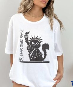 freedom with cat shirt