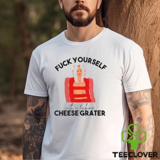 fuck yourself with a fucking cheese grater hoodie, sweater, longsleeve, shirt v-neck, t-shirt ariana