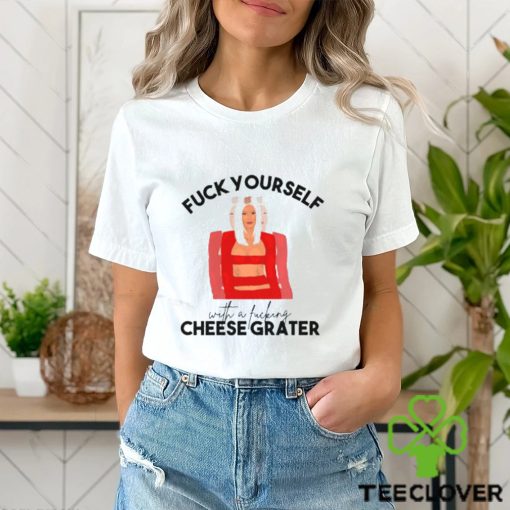 fuck yourself with a fucking cheese grater hoodie, sweater, longsleeve, shirt v-neck, t-shirt ariana