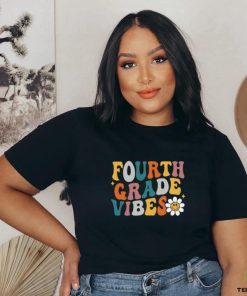 funny fourth grade vibes 2024 back to school T Shirt