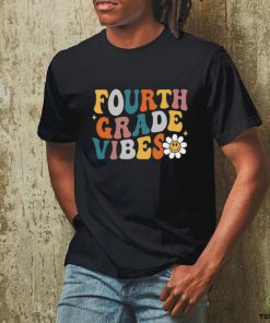 funny fourth grade vibes 2024 back to school T Shirt