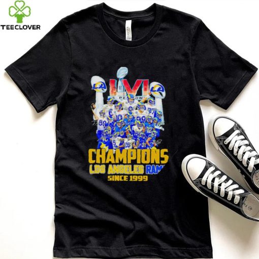LVI Super Bowl Champions Los Angeles Rams since 1999 signatures hoodie, sweater, longsleeve, shirt v-neck, t-shirt2