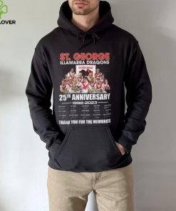 St. George Illawarra Dragons 25th Anniversary 1998 – 2023 Thank You For The Memories T Shirt 4 St. George Illawarra Dragons 25th Anniversary 1998 – 2023 Thank You For The Memories T Shirt