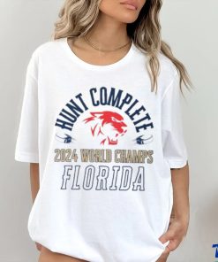 Hunt Complete 2024 World Champs Florida Panthers Vintage T Shirt