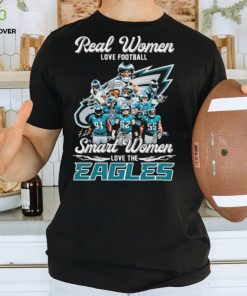 Real Women love Football Smart Women love the Philadelphia Eagles Signatures 2023 Shirt