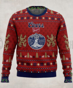 Coors Light Beer Ugly Christmas Sweater