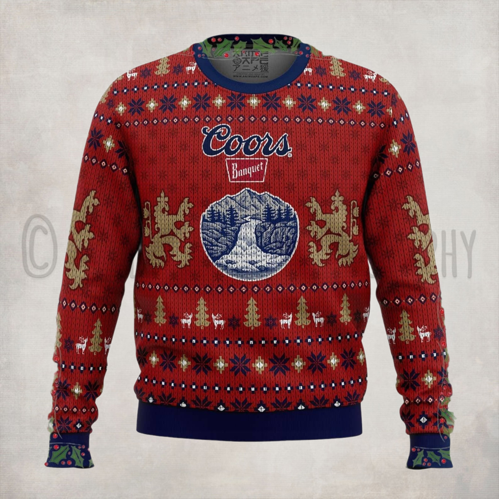 Coors Light Beer Ugly Christmas Sweater Coors Light Beer Ugly Christmas Sweater