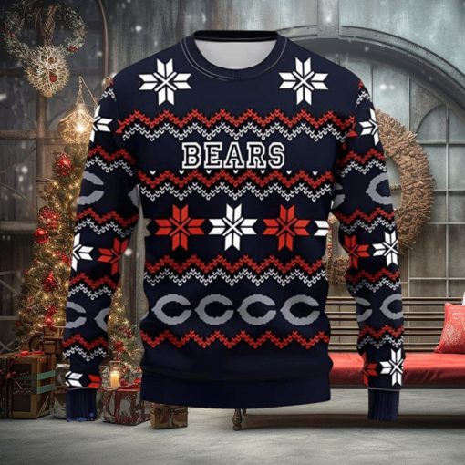 Chicago Bears Ugly Christmas Sweater 3D Gift For Fans