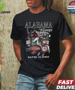 Alabama vs Georgia Gameday 2024 Walking The Dawgs T Shirt