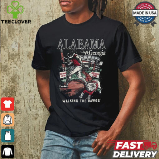 Alabama vs Georgia Gameday 2024 Walking The Dawgs T Shirt