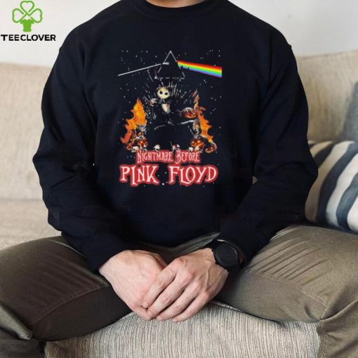 Jack Skellington Iron Throne Nightmare Before Pink Floyd Halloween T Shirt1