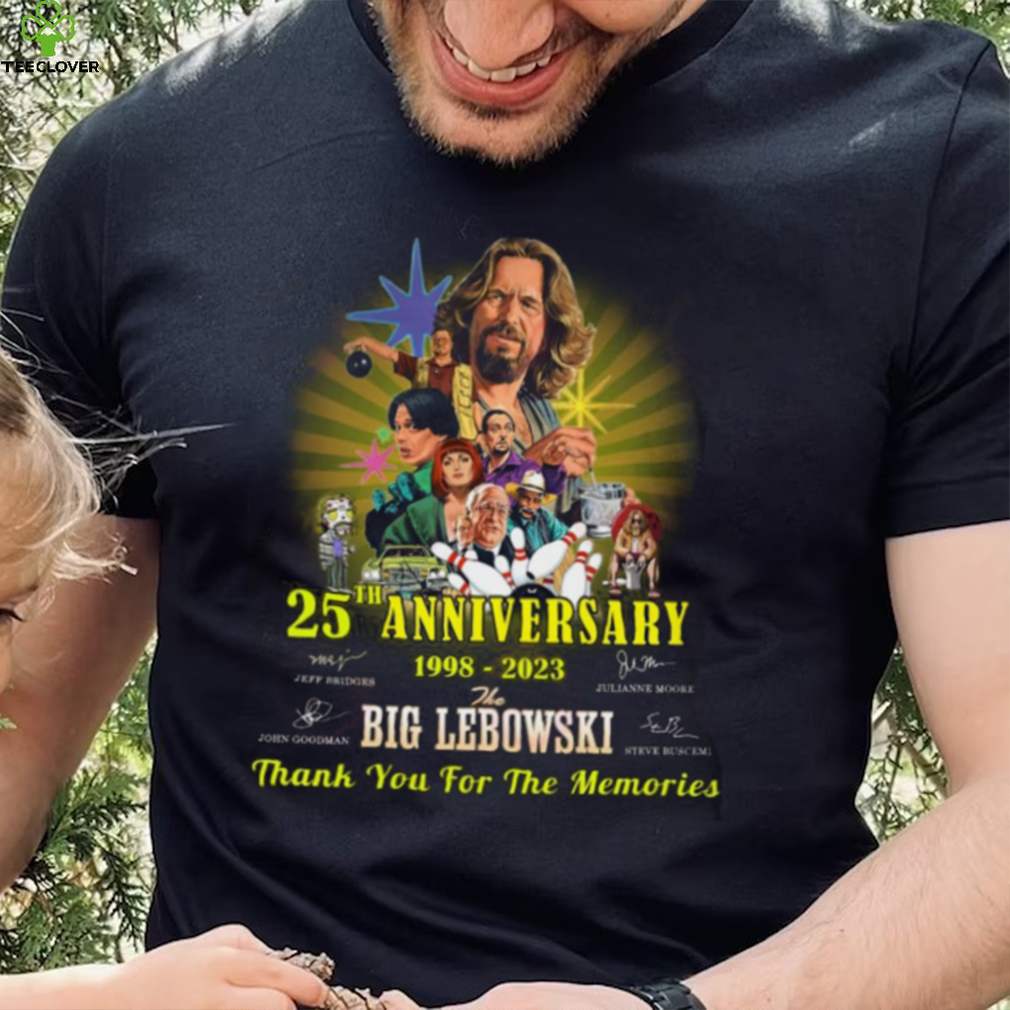 25th Anniversary 1998 – 2023 Big Lebowski Thank You For The Memories T Shirt 25th Anniversary 1998 – 2023 Big Lebowski Thank You For The Memories T Shirt