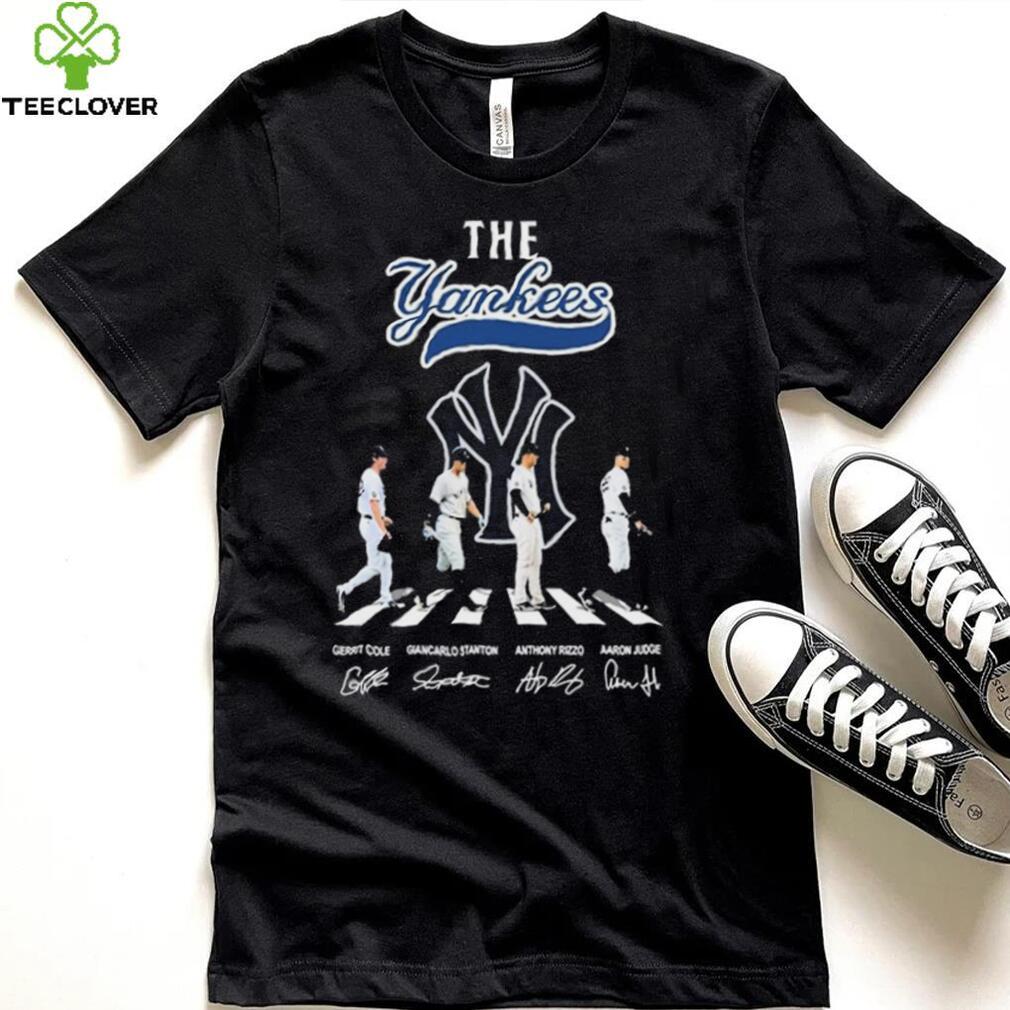 The Yankees Gerrit Cole Giancarlo Stanton Anthony Rizzo Aaron Judge  Signature Shirt - Teespix - Store Fashion LLC