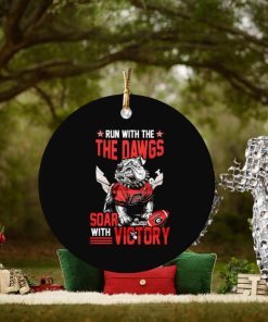 georgia bulldogs run with the dawgs soar with victory ornament Circle 1 georgia bulldogs run with the dawgs soar with victory ornament Circle