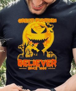 Snoopy And Charlie Brown Great Pumpkin Believer Since 1966 Charlie Brown Halloween Shirt 1 Snoopy And Charlie Brown Great Pumpkin Believer Since 1966 Charlie Brown Halloween Shirt