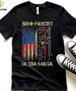 Semi Fascist Ultra Maga Political Humor Biden Quotes US Flag T Shirt