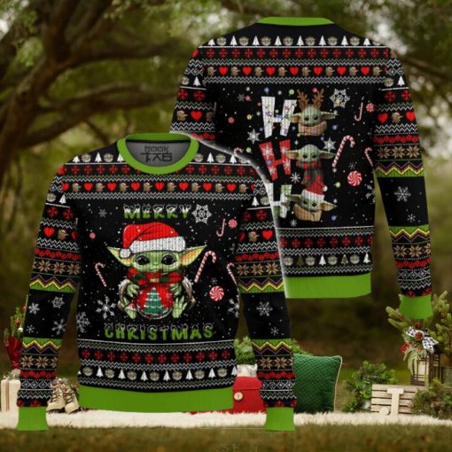 Merry Christmas Hohoho Yoda Ugly Sweater