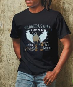 grandpa's girl i used to be his snow he's angel mine shirt